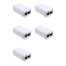 5X New UBNT Unifi 24v 0.3a Gigabit PoE Power Module Lite LR