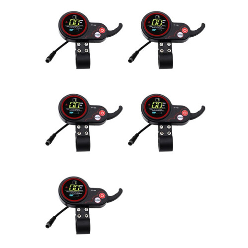 5X per  M4 Scooter Elettrico Strumento Interruttore Acceleratore  M4 Controller Display Acceleratore Universale 48V 6 Pin