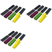 3 Set 3.5x1inch Sandpaper with Hook and Sanding Block 213 Pcs Assorted 400/600/800/1000/1500/2000/3000 Grits