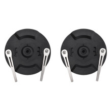 2X Metal Knife Set for ,Gardol Battery Lawn Trimmer Blade & Gardol- Garden Knife-Including Cutting Disc