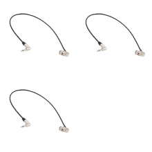 3pcs 3.5mm TRS to BNC Timecodes Cable for C300/C500/F55/ZoomF8 Camera for Enhances Your Camera Timecodes Capability