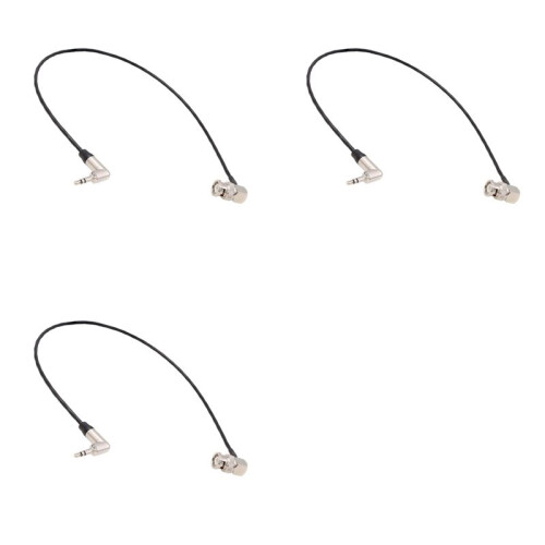 3pcs 3.5mm TRS to BNC Timecodes Cable for C300/C500/F55/ZoomF8 Camera for Enhances Your Camera Timecodes Capability 1