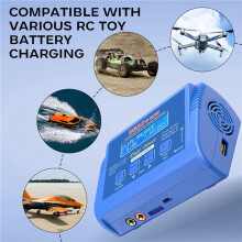 3X B6AC 80W Lipo Battery Charger RC Balance  Charger for 1S-6S LiPo Life Li-Ion 1-15S NiCD NiMH PB Battery EU Plug