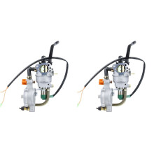 2X 188F Carburetor Dual Fuel Automatic or Manual Choke Lpg/Ng Conversion Kits for Gasoline Generator Hybrid 5Kw