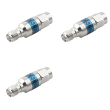 3X SMA Block 6GHz 2W Ternary Alloy Block Tri-Element Alloy Straightener Insulator RF Signal Connector