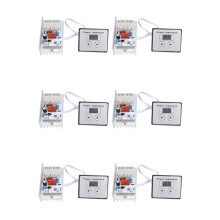 6X Dimmer , 10000W SCR Digital Voltage Regulator Speed Control Dimmer Thermostat AC 220V 80A