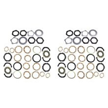 2X 04434-60051 Front Axle Overhaul Gasket Kit for  Land  1990-2006 FJ80 FZJ80 HDJ80 HZJ80 04434-60050