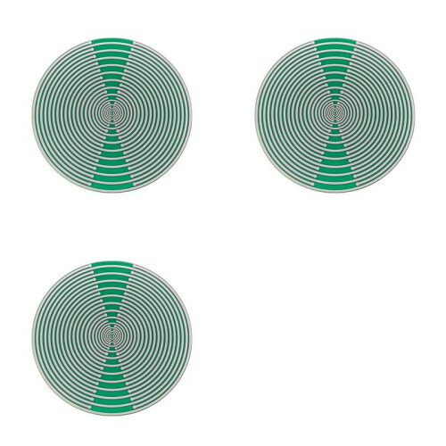 3pcs 10cm/3.94inch Polarization  Disk MWO Optical Disk Multi-Wave Oscillator Antenna Ornaments