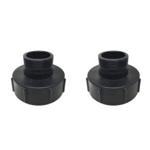 2X IBC Tote Adapter IBC Water Tank Hose Drain Adapter S100X8 to 2 Inch Replacement Valve Adapter