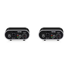2X TEYUN Q3 28dB Microphone Amplifier Stage Microphone Preamplifier 48V Phantom Power for Dynamic/Condenser Microphones
