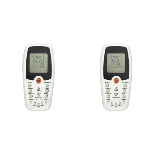 2X Universal Remote Control for ZH EZ-01 Air Conditioner Replacement AC Controller