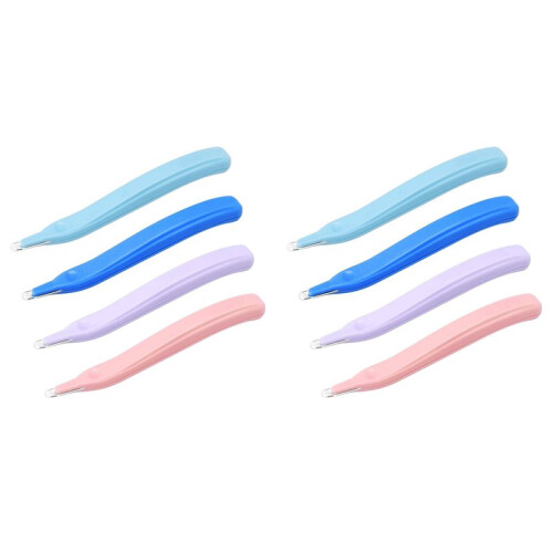 8 Pack Magnetic Staple Remover Tools, Professional Stapler Removers Staple Puller Remover for Classroom (4 Colors)