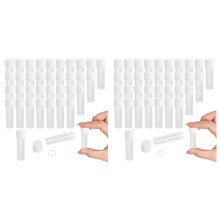 240pcs 2 Ml Plastic Vials Lab Plastic Test Tubes Graduated with Cap for Laboratory School Educational