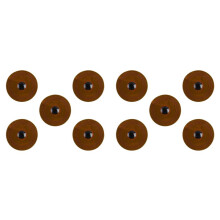 2 Set 10mm Diameter High Temperature RFID NFC FPC Tags NXP NFC213 Cards 13.56MHz Anti-Fake Anti-Metal Passive RF Card 5p