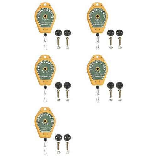 5X Retractable Spring Balancer, Load Balancer 4 Feet Adjustable Cable Retractor 1.1-3.3lbs (0.5-1.5kg)