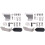 2X 3A1-83880-1 Remote Control Fitting Kit for  Outboard Engine 25HP 30HP 3A1-83880 1