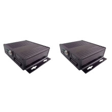 2X 4CH MDVR Loop Recording Support 512GB Storage for Single Card Mobile DVR for Bus Truck