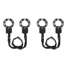 2X ROCKBROS Anti-Theft Bicycle Chain Lock Electric Scooter Motorcycle Lock Heavy Duty Safety Protection