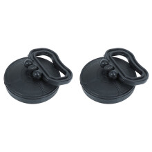 2X Pool Rubber Home Tub Stopper Drain Kitchen Sink Bathroom Cover Water Sealing Lasting Portable