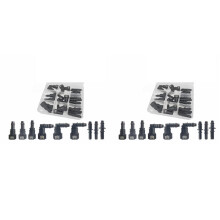 2X Universal Fuel Quick Connector Repaire Kits 7.89/9.49/9.89 ID8 Oil Hose Replacement Connectors 800-596