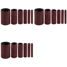 18 Pack Sanding Sleeves for Spindle Sander, 120 Grit, Aluminum Oxide Sandpaper Power Sanding Sleeves