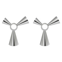 2X 3 In1 Measuring Stainless Steel Measure Cup 25 50 90ml Cocktail Shot Drink Spirit Jigger Mixed Beaker