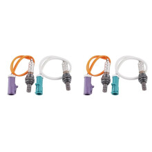 2X Oxygen Sensor for Fiesta 1.6L 2011-2019 2Pcs Upstream Downstream 4Wires Front Rear Lambda 234-4493 234-4555