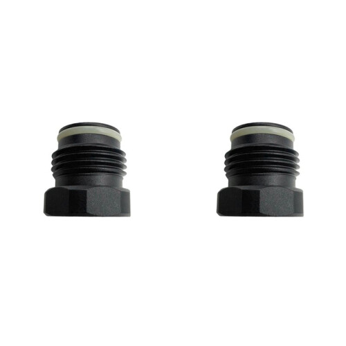 2X Co2 Cartridge Cylinder 3/8-24UNF Thread to Tank Thread G1/2-14 Convert Adapter