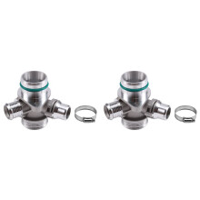 2X 11537639997 Car Upgrade Coolant Hose Aluminum Connector for  F20 F30 F10 N20