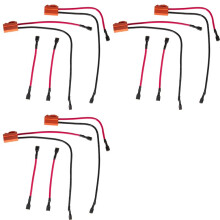 6X Kids Ride Car Wiring Harness 6V 12V 24V Battery Connector for 24V Kid Trax Huffy Ride Toys Car