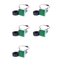 5X LED Digital Voltmeter Ammeter Hertz Meter AC6-500V Voltage Current Frequency Meter Indicator Tester Green