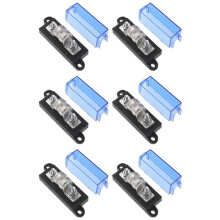 6X Fusível Classe T com Bloco Operacional de 150 V CC, Bloco ANL, Fusível de 200 A Compatível com Inversores Protect de 12 V
