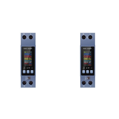 2X KWS-303WF Power Meter    Meter APP Control 85-290V//40A Voltage and Current Meter Electricity Meter