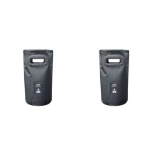 2X Seau Pliable 15 L, Seau Pliable Portable Multifonctionnel, Récipient D'Eau pour le Camping, la Pêche, les Voyages en Plein Air
