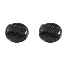 2X Carbon Fibre Fuel Tank Cap for 911 718 Cayenne Boxster Macan Car Fuel Tank Cap Decorative Cover