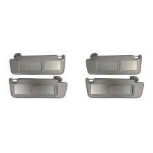 2Pair Grey Sunvisor with Mirror LED Lamp for Prado 120 2003-2009 74310-6A020-B1 74320-6A020-B1 74320-60850-B1