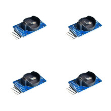 4X DS3231 AT24C32 IIC Module Precision Clock Module Memory 3.3V/5V Temperature Sensor Portable Module