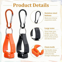80 PCS Glove Clips Glove Belt Clip, Work Safety Clip Gloves Keeper Grabber Clips for Belt Loop Guard Worker Construction
