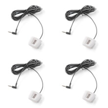 4X Car Audio Microphone 3.5mm Plug Mic Stereo Wired External Microphone for 1 Series F20 3XF30 F35 5X