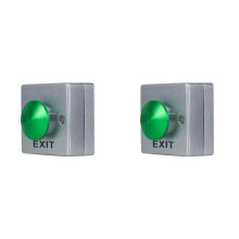 2X Door Opener Release Button Aluminum Alloy Waterproof Button for Door Access Control System Entry Open B