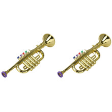 2X Educational Toy Trumpet for Kids Realistic Sound Simulation Pretend Instrument