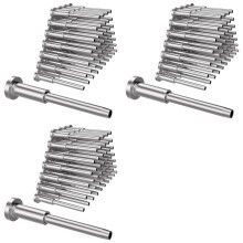 Paquet de 150 Kits de Garde-Corps à Câble Invisible, Récepteur Invisible 1/8 Po en Acier Inoxydable T316 et Extrémité de Goujon à Sertir pour
