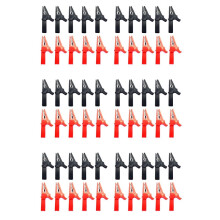 60Pack Alligator Clips 1000V 32A Heavy Duty Full Insulated Automotive Car Battery Alligator Clips Electrical Test Clips