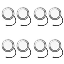 12V 1.5W Range Hood Lights with SM Socket, Hole Closet Stove LED Light , White Kitchen Range Hood Light Bulbs 8 Pack