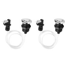2X 16A Off Air Push Button for -Jetted Bath Tub Spa & Garbage Disposal, Black