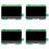 4X LCD12864 12864-06D, 12864, LCD Module, COG, with Chinese Font, Dot Matrix Screen, SPI Interface Black 1