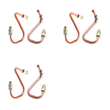 6x 8D0611721F 8D0611722F Car Front Left & Right Brake Hydraulic Pipe Fit for B5 A4 A6 S6