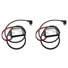 2X 8-90V to 5V 5A 25W Buck Converter with Type-C & Micro-USB for Efficient Charging