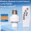 2X Remote Control Light Bulb Socket E27 Bulb Base Holder Timing Function Wireless Lamp Base Holder 7