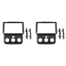 2pcs 9 Inch Car Radio Installation DVD GPS Mp5 Fascia Frame for Ram 1500 5500 2013 - 2019